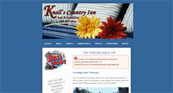 Desktop Screenshot of knollscountryinn.com